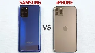 Samsung Galaxy S10 Lite vs iPhone 11 Pro Max SpeedTest & Camera Comparison