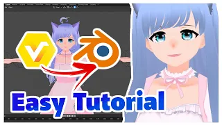 How To Import a VRoid File Into Blender ( Quick Tutorial )