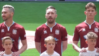 FA Vase final: Pre-match footage including national anthem