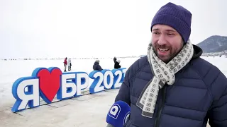 Дмитрий Дюжев и Алла Михеева на "Байкальской рыбалке"