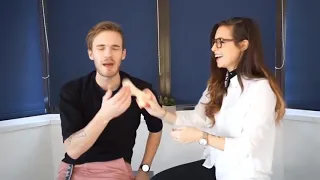 PewDiePie making Marzia laugh for 1 minute straight