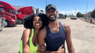 YOUNG & TRUCKING 👩🏾‍❤️‍👨🏾🚚 | A DAY IN THE LIFE| WER’E HEADING HOME￼!