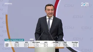 Wahl Sachsen-Anhalt: Statement von Paul Ziemiak am 06.06.21