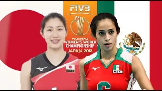 Japan vs Mexico Volleyball Women World Championship 2018