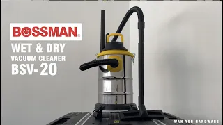 3 in 1 Vacuum Cleaner - Bossman Wet & Dry Vacuum Cleaner - BSV20 (BSV-20)