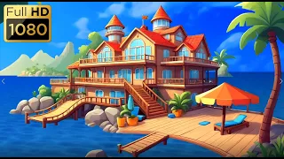 Cartoon Background - Summer Paradize.