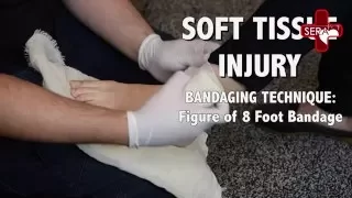 Figure of 8 Foot Bandage | Singapore Emergency Responder Academy, First Aid and CPR Training