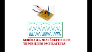 Cyrob : Schéma 34, mini émetteur FM et principe de base des oscillateurs