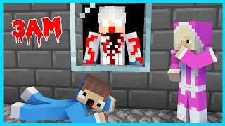 MIPAN & ZUZUZU KAGET! AKUDAV PURA PURA JADI HANTU UNTUK PRANK MIPAN & ZUZUZU DI MINECRAFT SURVIVAL!