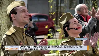 Во Владимире в честь Дня Победы для ветеранов проводятся концерты