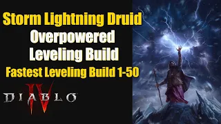 Amazing Druid Leveling Build (Fast Lvl 1-50) -Amazing Crits, Self Heals, Diablo IV High Damage build