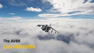 DCS AV8B Harrier CAS mission with jtac