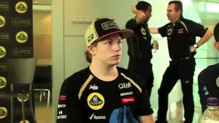 Kimi Räikkönen  Lotus' Meet-n-Greet session for the Malaysian F1 (2012).flv