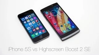 iPhone 5S vs Highscreen Boost 2 SE