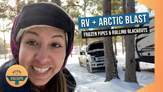 How to RV in Ice Storm | Arctic Blast 2021