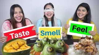 Smell, Taste and Feel Challenge with @DingDongGirls | Challenge Gone Wrong 🥵