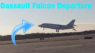 Dassault Falcon 2000 departure