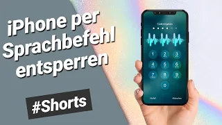 iPhone mit Sprachsteuerung entsperren #Shorts