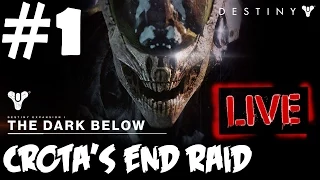 Destiny Crota's End Raid Walkthrough Part 1 Gameplay Guide The Dark Below Let's Play 1080p HD