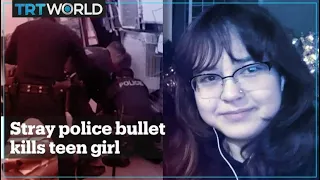 Teenage girl killed by a stray bullet fired by Los Angeles police officer