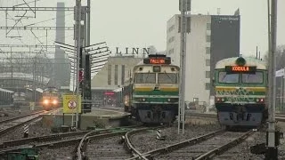 4 дизель-поезда ДР1А на ст. Таллин-Балти / 4 DR1A DMU's at Tallinn station