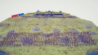 250x FRENCH ARMY DEFEND OF THE TRENCH | Totally Accurate Battle Simulator - TABS