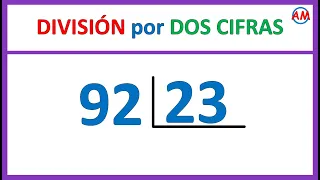 📌 DIVISIÓN por 2 CIFRAS | Super fácil 💪 | Ejercicio N° 1