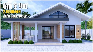 Beautiful Small House | 6m x 9m Design with 2Bedroom