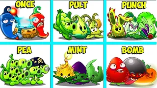 PvZ2 Random 12 Team Plants POWER-UP Battlez - Who Will Win? Team Plant Vs Team Plant