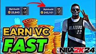 HOW TO EARN VC FAST AND EASY IN NBA 2K24