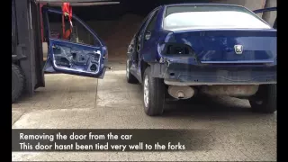 Front Door Stripdown and Removal - Peugeot 406