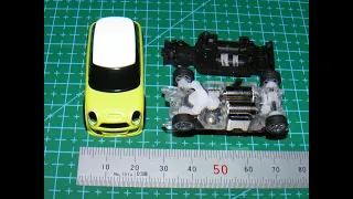 1/76 TURBO RACING RC ラジコン ミニクーパー Mini Cooper 3 DOOR トミカより小さいだなんて(走行動画なし)