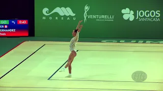 FERNANDEZ Thais (PER) - 2018 Aerobic Worlds, Guimaraes (POR) - Individual Women Qualifications