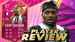 OMG!😍 5⭐/5⭐MONSTER?!😱 97 FUTTIES SAINT-MAXIMIN PLAYER REVIEW SBC FIFA 22 ULTIMATE TEAM