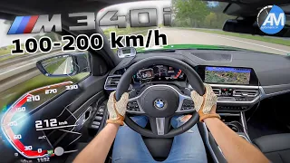 BMW M340i (500hp) | 100-200 km/h acceleration & Launch Control🏁 | by Automann