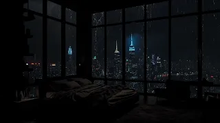 Watch The City In The Rain And Relax While Listening To The Sound Of Rain Falling Outside The Window