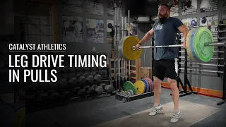 Leg Drive Timing In Snatch & Clean Pulls | Olympic Weightlifting Technique