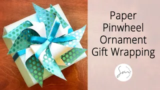 Summer Pinwheel Gift Wrapping