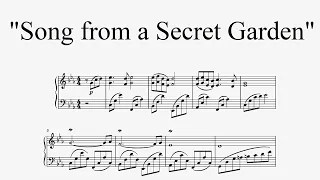 "Song from a Secret Garden" (piano cover)