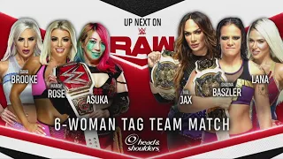 Asuka ,Mandy Rose & Dana Brooke Vs Nia Jax ,Shayna Baszler & Lana - WWE Raw 16/11/2020 (En Español)