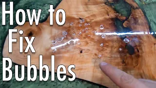 How to fix bubbles
