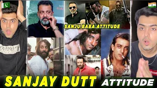 Pakistani React on Sanjay Dutt Attitude Videos 🔥 |Sanjay Dutt Angry Moments 😈🔥 | #india#attitude