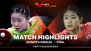 Miwa Harimoto vs Minami Ando | WS Final | WTT Feeder Antalya 2023