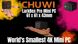 CHUWI LarkBox Pro Mini PC with 6GB RAM 128GB SSD Intel Celeron J4125 Quad Core (Up to 2.7GHz) Win11