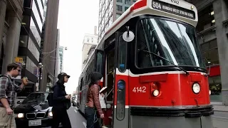 Toronto says goodbye to its classic red streetcars