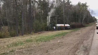 Dysart's truck crashes off of Maine Turnpike in Wells