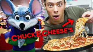 How Chuck E. Cheese's Pizza Is ACTUALLY Made