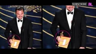 Leonardo DiCaprio gives the Oscars a MIDDLE FINGER and we bet you didn’t even notice it!