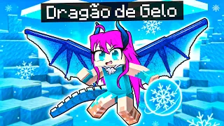 MIAUZINHA DRAGÃO DE GELO NO MINECRAFT !