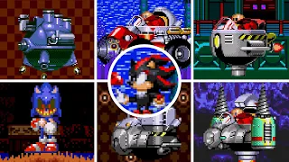 Sonic The Hedgehog 2 The Return of Shadow - All Bosses with Shadow (No Damage)